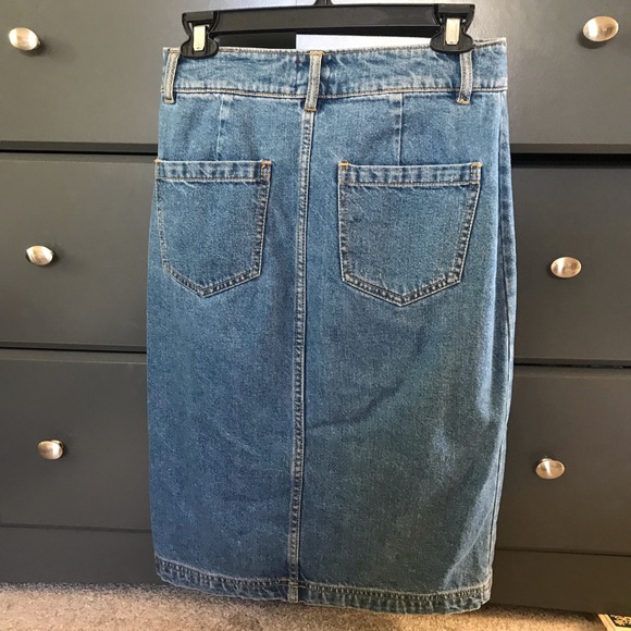 BDG Fiona Denim Lace-Up Skirt - Picture 4 of 5